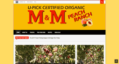 Desktop Screenshot of mmpeachranch.com
